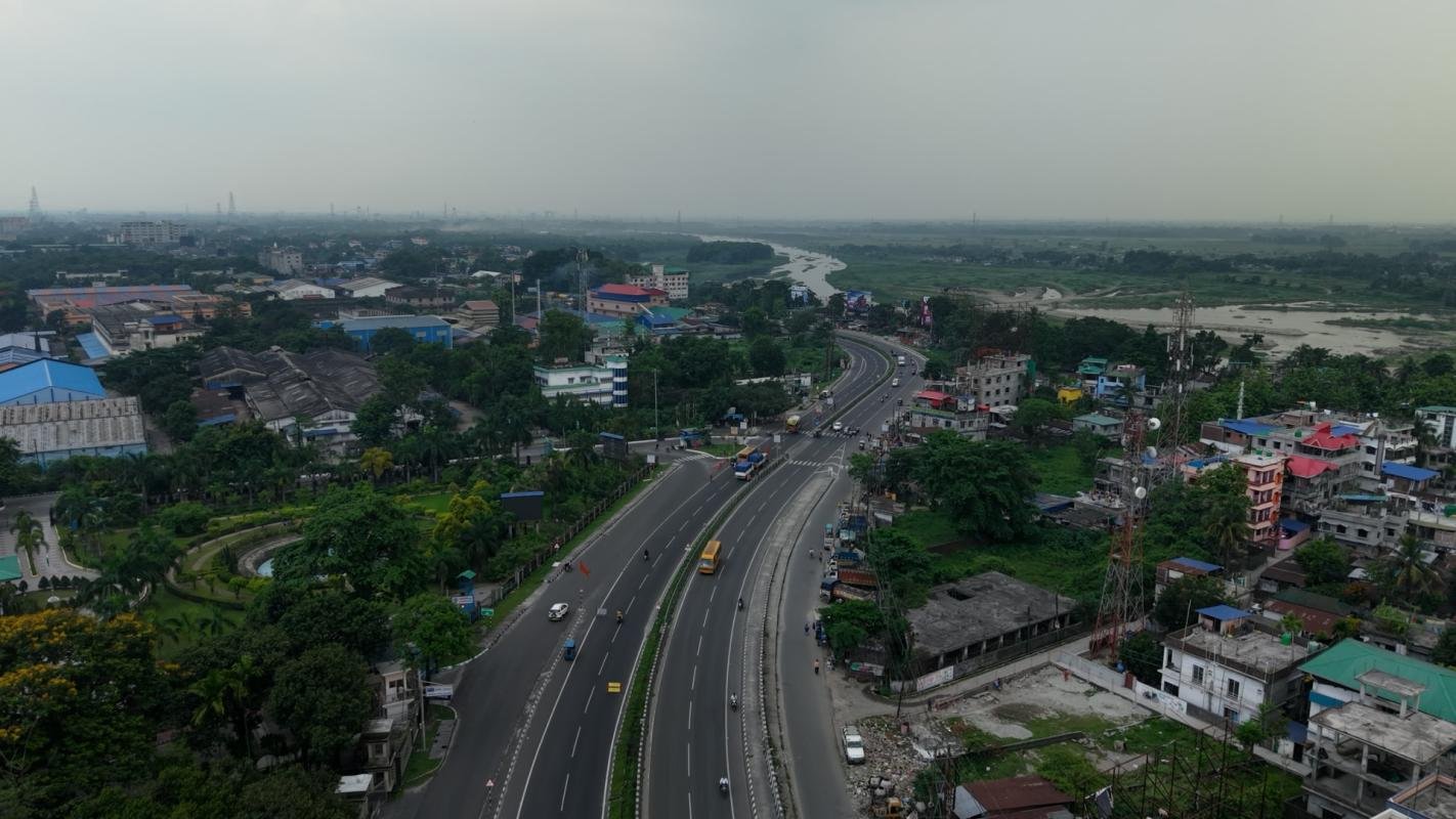 Asian Highway is connecting the Dabgram Industrial Park with the other areas